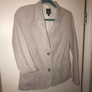 GAP Seersucker Blazer